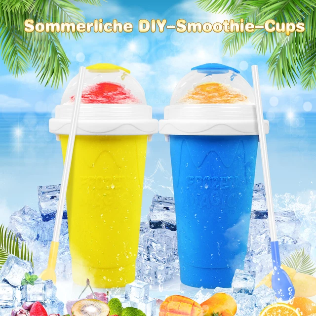 Eisbecher Aversa türkis | Glas mit Relief | 500 ml