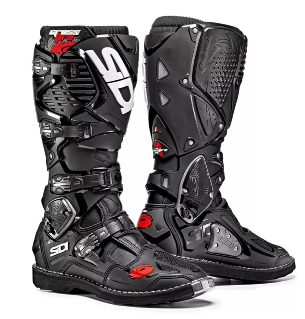 Sidi Crossfire 3 MX Stiefel schwarz Gr. 45 Motocross Enduro Motorrad Offroad NEU