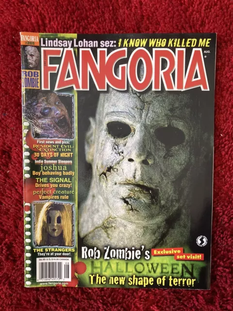 Fangoria Magazine #265 August 2007 Rob Zombie's Halloween Lindsay Lohan