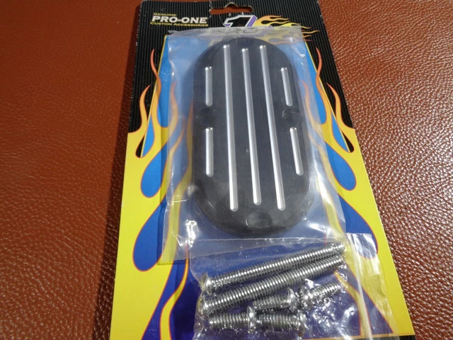 Pro One Billet Inspection Cover – Smooth Black, CNC-Machined For Harley-Davidson Touring & Softail Models