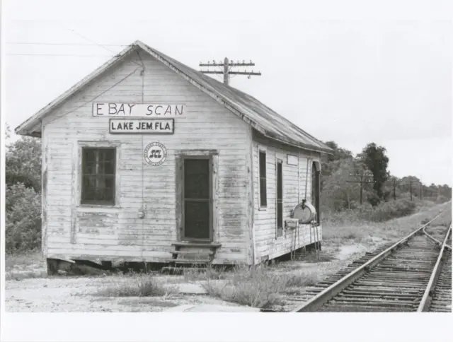 Seaboard Coast Line Railroad Station Lake Jem Florida Photo
