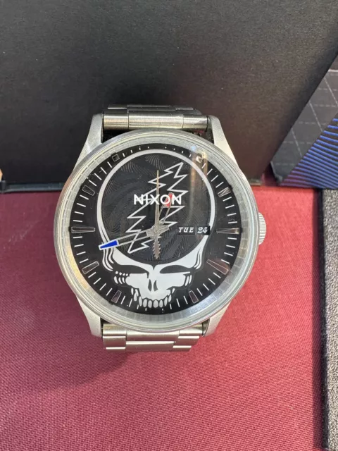 Nixon X Grateful Dead Sentry Stainless Steel Wrist Watch