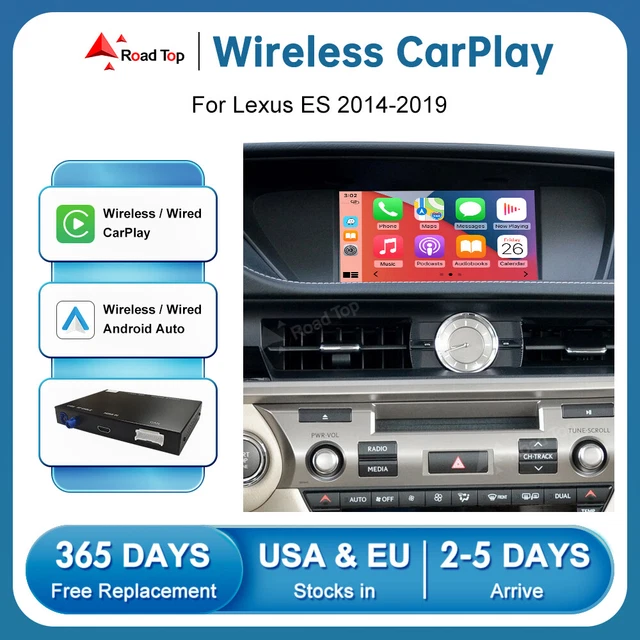WIRELESS CARPLAY ANDROID Auto Interface Retrofit Decoder For Lexus ES
