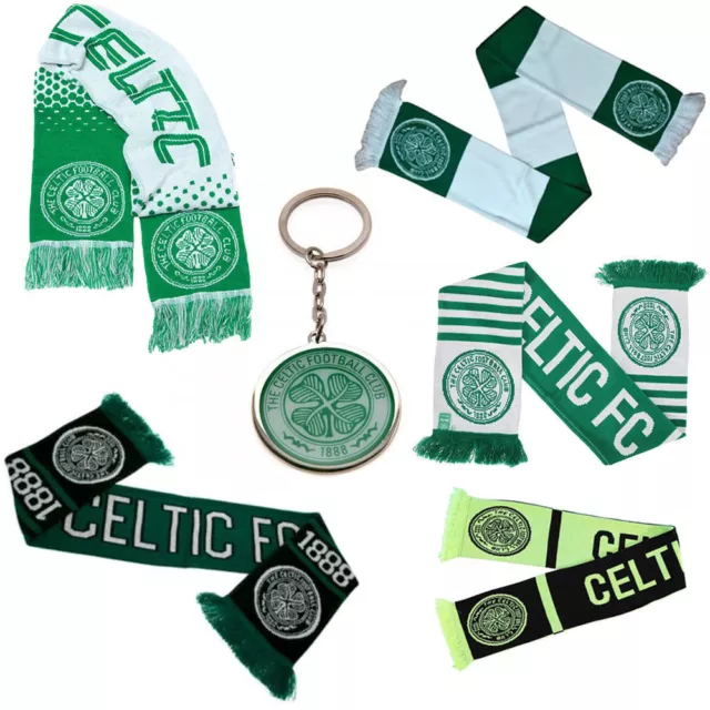 Celtic FC Scarf - Supporters Football Club Gift Scarves - Birthday Christmas Fan