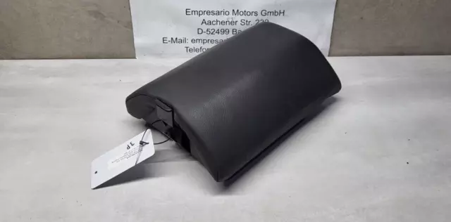 BMW E46 Cabrio Asiento Trasero Pieza de Encaje Cuero Negro 5220 8255067