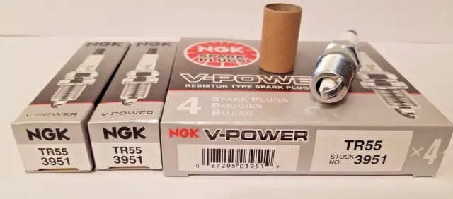 6 Plugs NGK TR55/3951 V-Power Spark Plugs