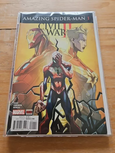 Amazing SPIDER-MAN #1 - Civil War 2 - Marvel Comic