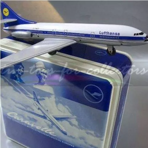Lufthansa Caravelle Se 210-111 In Blechdose Mit Magnet Und Broschüre (Fz)