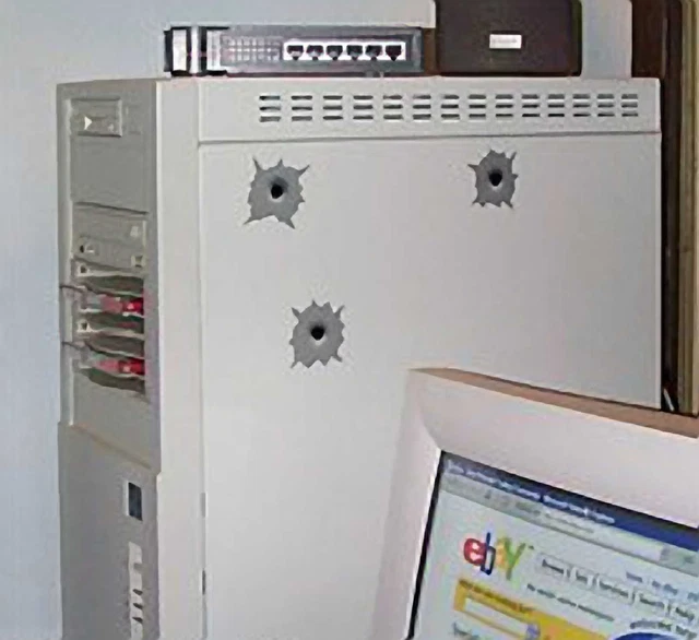 Keystone Bullet Decals 3 Pcs Fake Bullet Hole Stickers - Waterproof Vinyl Decals For Car, Laptop, Window (Black, Glossy) Fake Bullet Holes For Cars - Foto 11