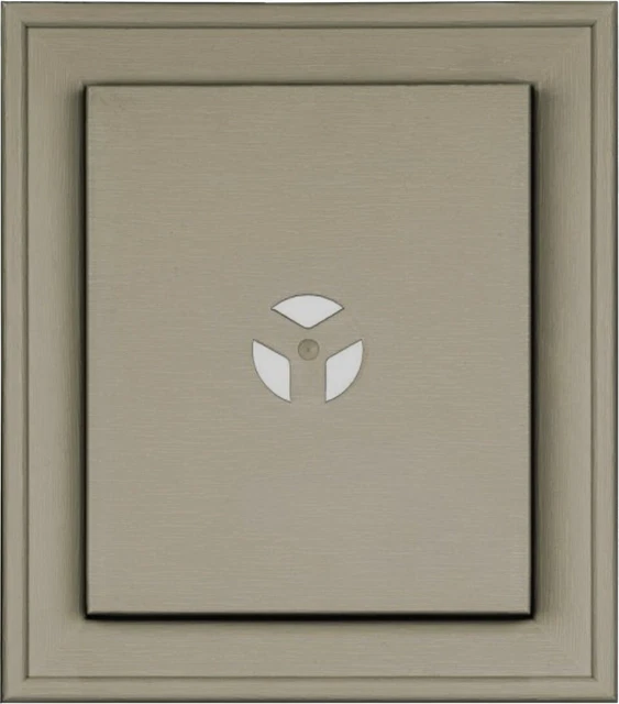 "Accesorio de revestimiento de vinilo J-BLOCK verde salvia 200 montaje cuadrado montaje 8""x8""x2"""