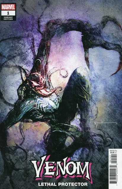 Venom Lethal Protector  #1 Variant Bill Sienkiewicz Cover Marvel