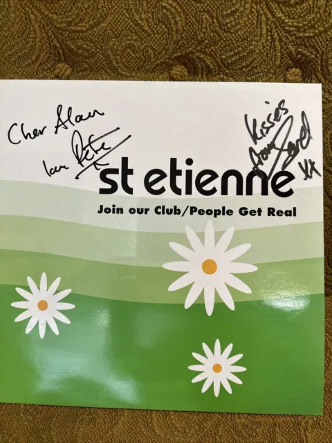 Saint Etienne - Join Our Club (1992 12”) Signed By Sarah Cracknell & Pete Wiggs!