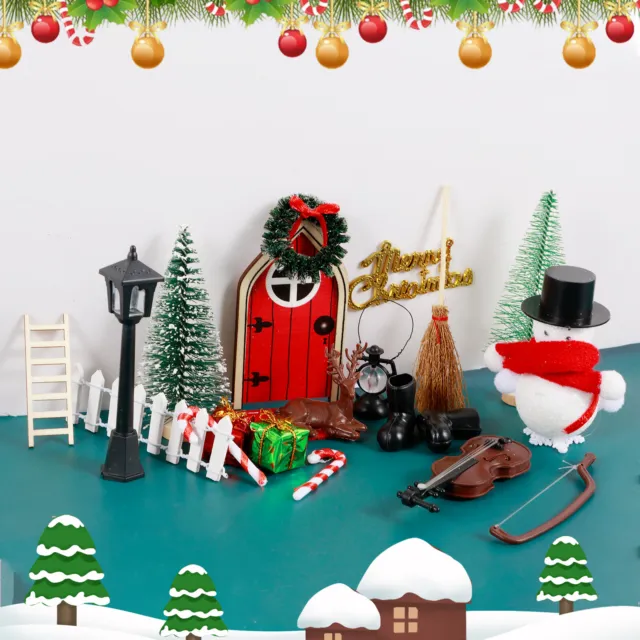 20PCS DOLLHOUSE CHRISTMAS Decorations DIY Miniature Christmas Dollhouse  eldtR $19.05 - PicClick AU