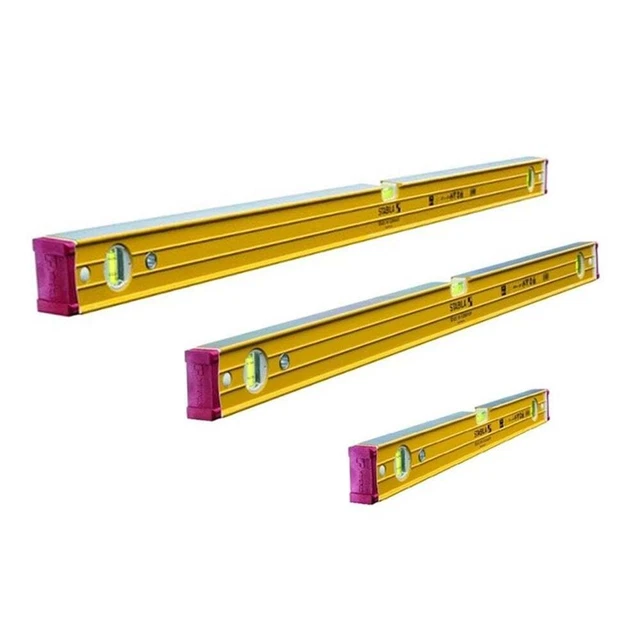 Stabila 96-2 Spirit Level Pack 60cm + 120cm + 180cm STB962SET Reinforced