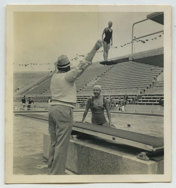 1936 Olympics. Marjorie Gestring and Dorothy Poynton-Hill (diving gold medals).