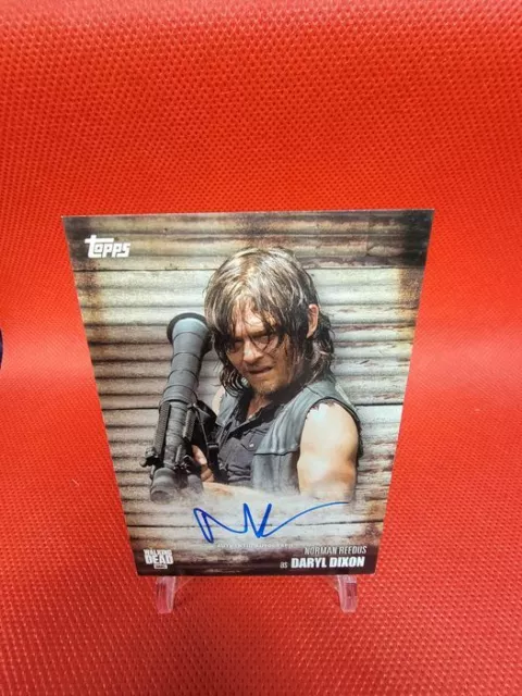 Walking Dead Season 6 Norman Reedus Daryl Dixon Autograph Auto Card