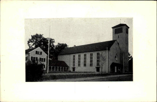 ~1960 Katholische Kirche in ALTENKIRCHEN alter Heimatbeleg im Postkarten Format