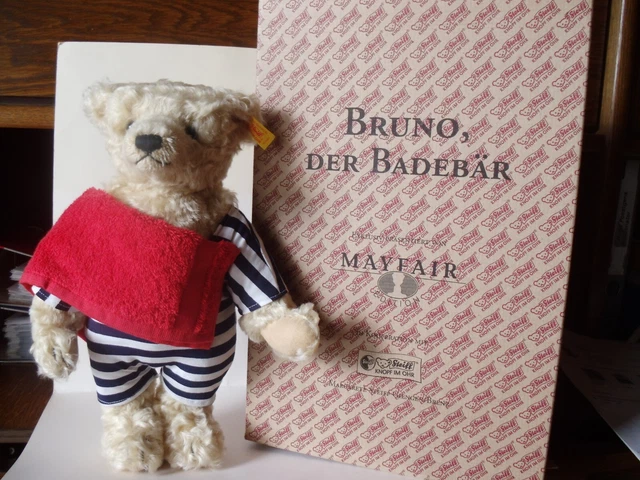 STEIFF TEDDYBÄR &amp;BRUNO der Badebär&amp;quot;, 35 cm m. Stimme EUR 38,00 ...