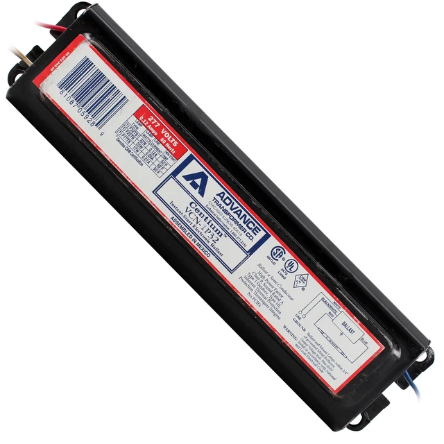 Advance Vcn-1P32 Fluorescent Ballast, 1-Lamp, 32W, T8 F32T8, 277V
