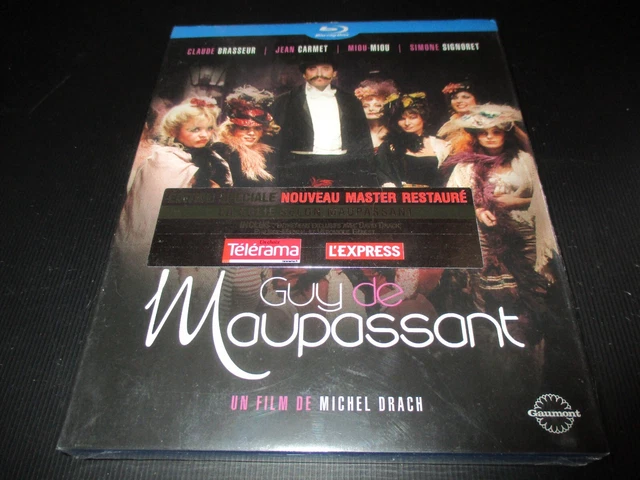 BLU-RAY NEUF "GUY DE MAUPASSANT" Claude BRASSEUR, Jean CARMET, Miou-Miou