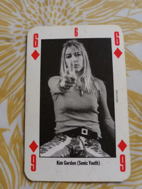 NME Playing Card Kim Gordon