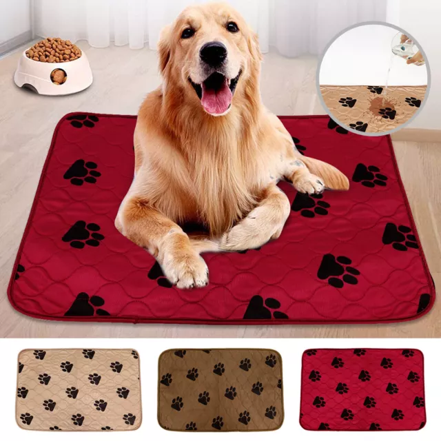 Pet Pee Pads Mats Puppy Training Pad Toilet Wee Cat Dog Reusable Absorbant Large