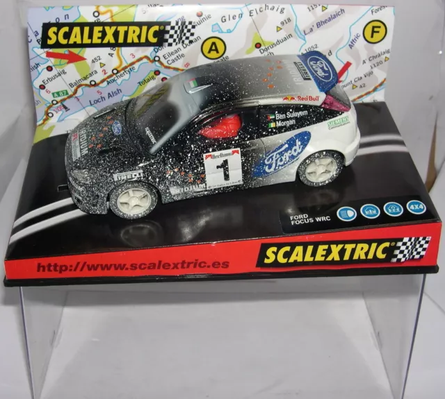 Scalextric 6062 Ford Focus WRC #1 " Effet Neige " Ben Iridium Sulayem-Morgan MB