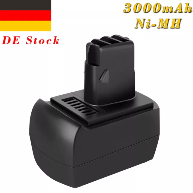 Für Metabo 631746000, BS 9.6, BS 9.6 Impuls, 6.31746 3000mAh 9.6V Ni-MH Akku