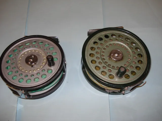RODDY AND OLYMPIC 3 3/4 Inch Trout Fly Fishing Reels With Used Fly Lines,  £18.00 - PicClick UK