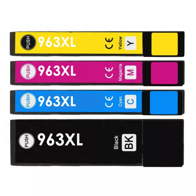 963XL Ink Cartridge Set For HP OfficeJet Pro 9015 9016 9019 9020 Non OEM 963 Ink