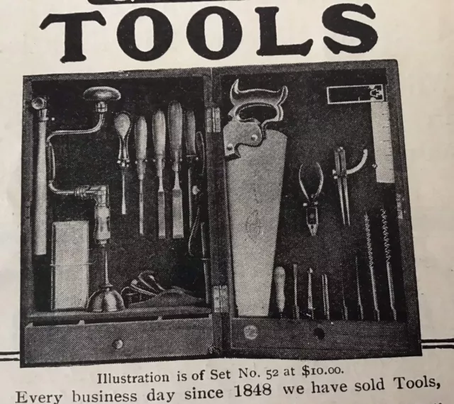 1900’s Hammacher Schlemmer & Co. Tool Advertisement New York