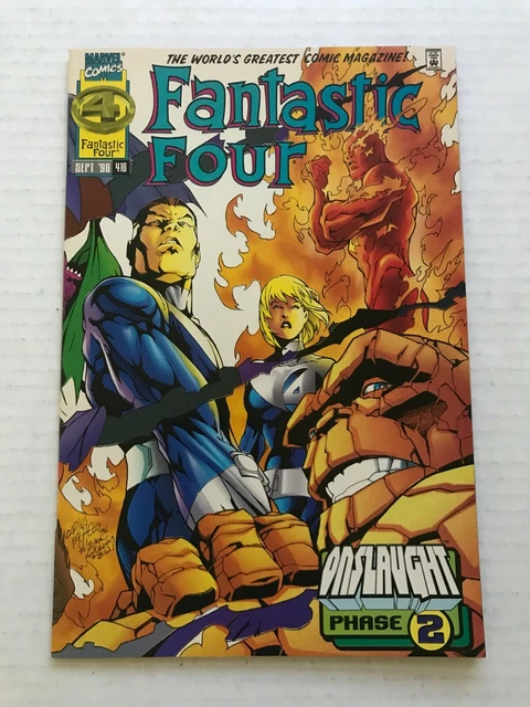 Fantastic Four 416 Marvel Comics 1996 Onslaught Final Issue Carlos Pacheco