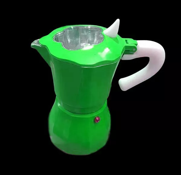 Cafetière Moka Café Expresso Napoletano Mis. 2 Tasses Vert Dfh