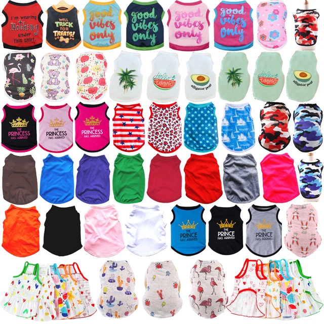 Gatto Domestico Cucciolo Cane Piccolo Gilet T-Shirt Cappotto Vestiti Costume