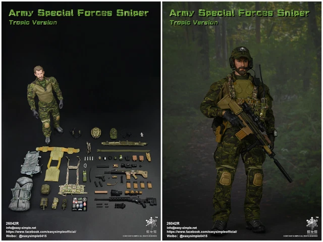 1/6 フィギュア　EASYSIMPLE   26042R 楽天市場】【EASY&SIMPLE】26042R Army Special Forces Sniper