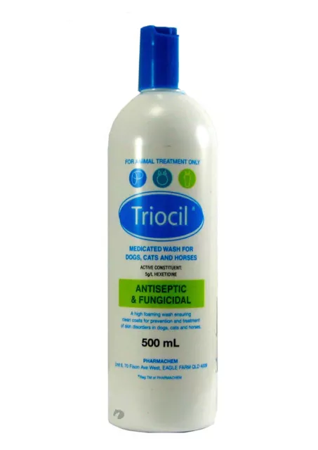 Triocil Antiseptic Fungal Itching Wounds Skin Irritations Horses Dogs Cats