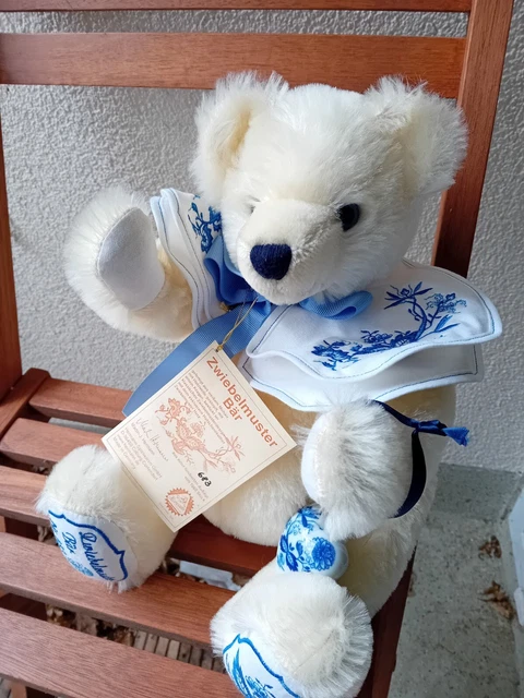 HERMANN COBURG ZWIEBELMUSTER Bär Mit Hutschenreuther Herz Ungespielt