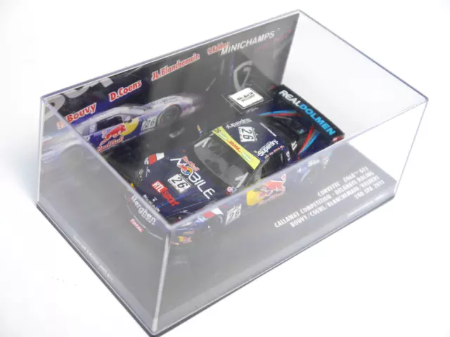 Callaway Corvette Z06R GT3 Delahaye Racing 24H Spa 2011 Minichamps 1:43 Showcase