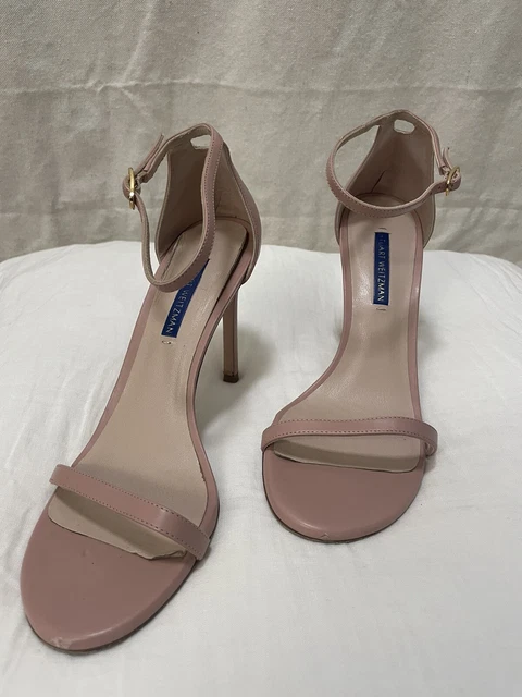Stuart weitzman nudistsong on sale patent leather sandals