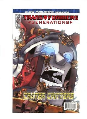 IDW Publications The Transformers Generations # 10 Crater Critters Comic Book