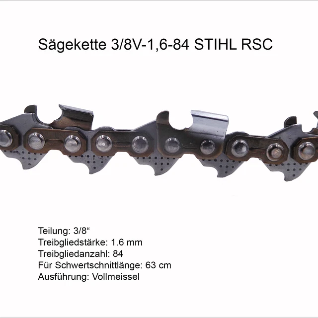 SEGA In Semitagliente Catena Motosega 66tg 45 Cm 3/8 1,6 Mm Adatto Per Stihl 045 056 AV 045 AV