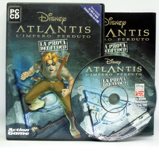 ATLANTIS THE LOST Empire The Test Of Fire Pc Game Italian Disney 74384 ...