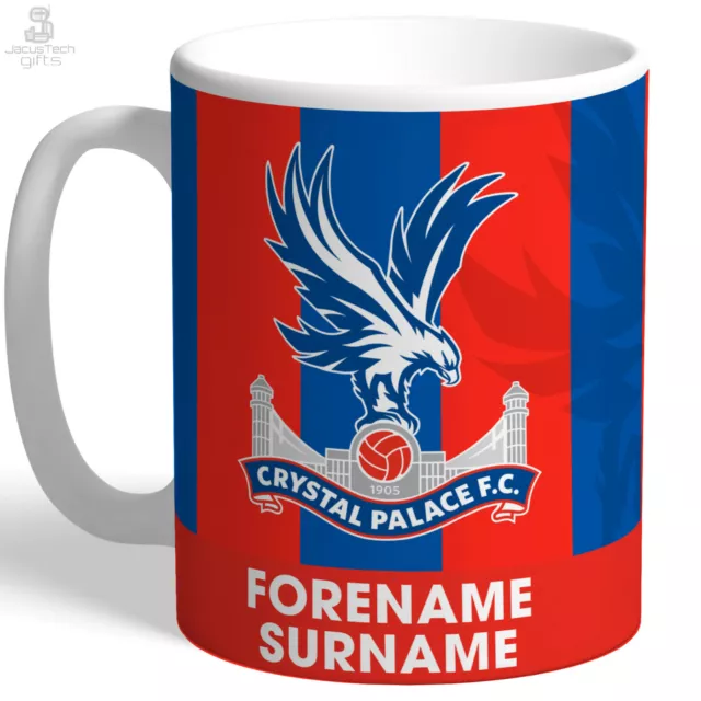 Personalised Crystal Palace Mug Cup Official CPFC Football Gift Birthday Present