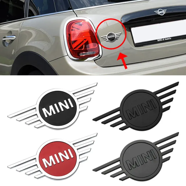 2 Ailes MINI emblème capot moteur hayon autocollant pour Mini Cooper F55 F56 F57