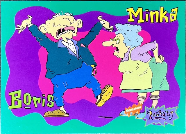 CARTES À COLLECTIONNER Minka & Boris Grands-parents 15 RuGrAtS 1997 ...