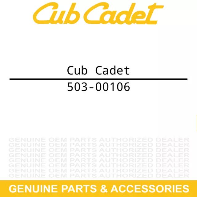 CUB CADET 503-00106 Speaker Cover Challenger CX750 CX700 CX500 Crew 700 500 4x4