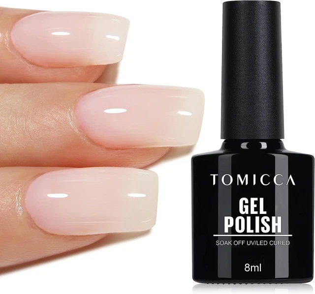 Vernis Gel UV Semi-permanent ROSALIND - Lot De 6 Couleurs (blanc, Rouge, Noir...) - 5ml Par Flacon - Sans Formaldéhyde
