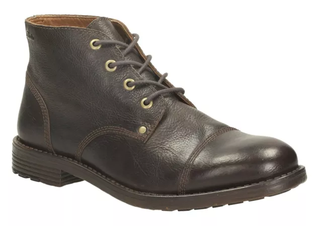 CLARKS MENS SMART Faulkner Rise Walnut Lea Plus UK 11 12 13 G