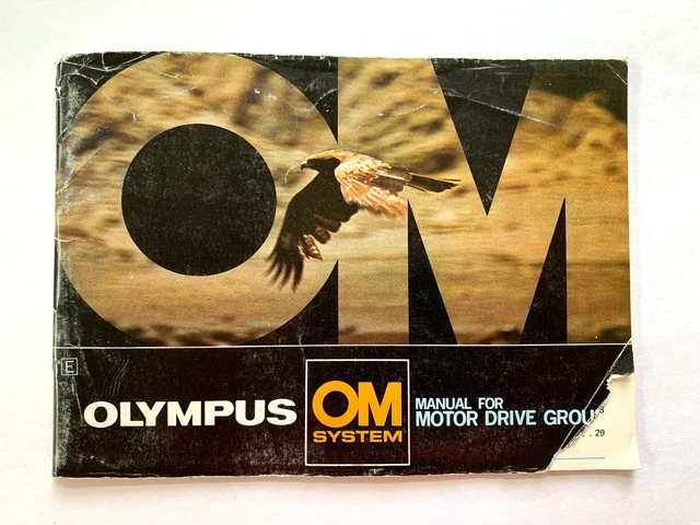 Olympus OM Systems Manual for Motor Drive Group