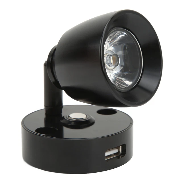 Plafonnier LED Baceyong 9W 12V - Pour Camping-car, Bateau - Blanc Chaud/Blanc - 20x20cm